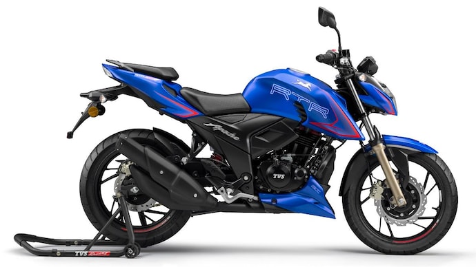 TVS Apache RTR 200 4V launched at Rs 1.31 lakh features riding modes adjustable forks new