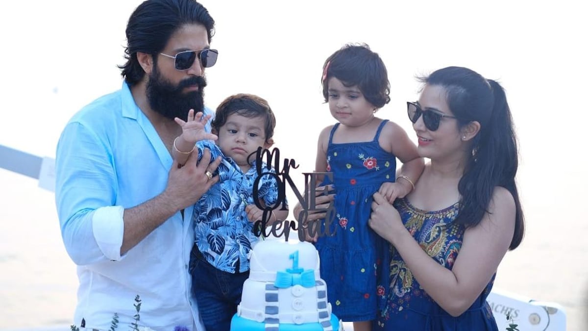 Inside Yash and Radhika Pandit's son Yatharv's yacht birthday ...