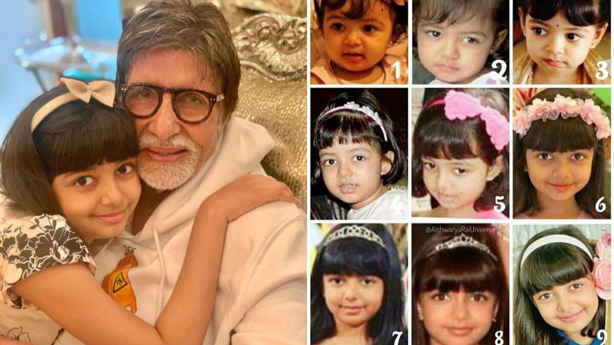 How Aaradhya Bachchan Grew Up Amitabh Bachchan Tells Us On Her 9th Birthday Movies News