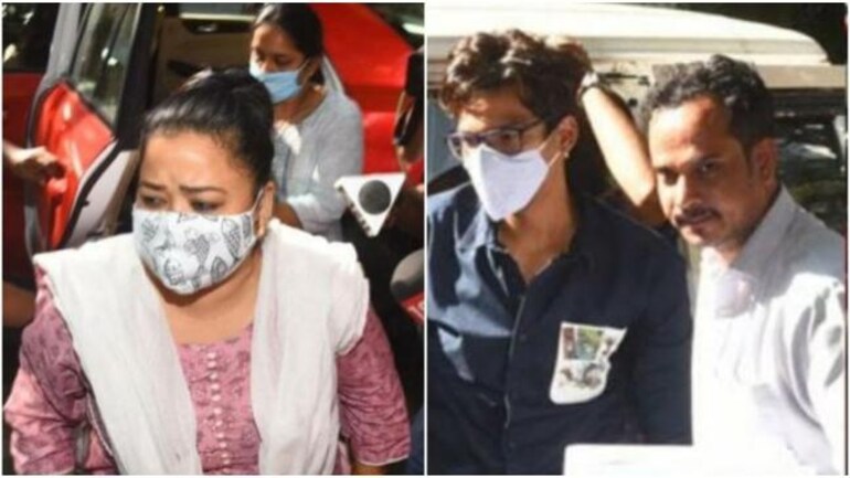 Bharti Singh, Haarsh Limbachiyaa at NCB office for question - Television News