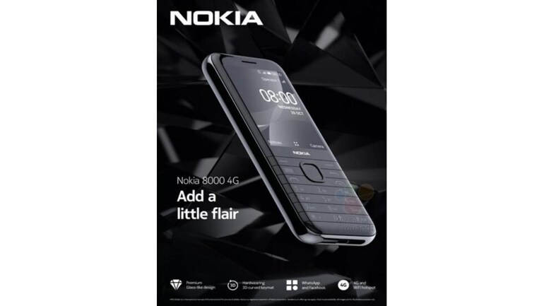 nokia 8000 4g leaked poster reveals full look key specifications technology news