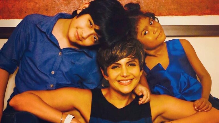 Mandira Bedi, Luckiest Mom Ever, twins with Vir and Tara in cute pic. New post - Lifestyle News