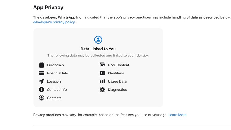 user tracking according to apple app