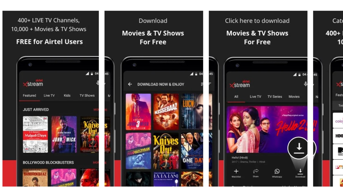 Airtel xstream live discount tv on android tv