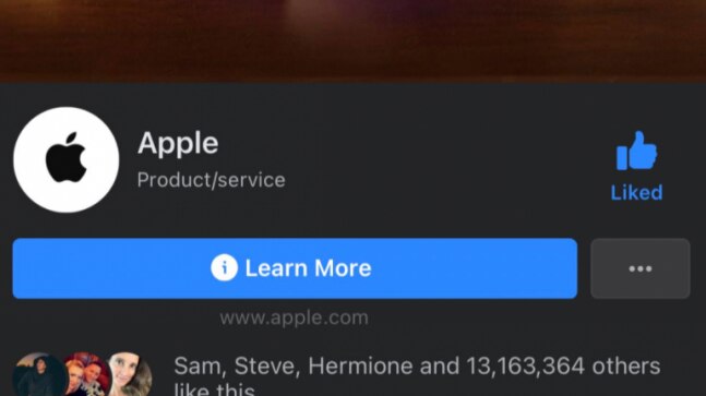 Did Facebook remove blue tick from Apple's official page? Here is the truth - Vimarsana News