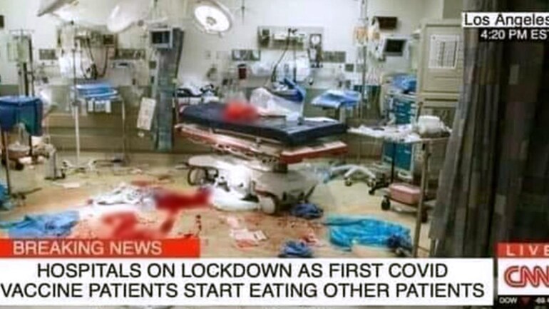 Fact Check Don T Fall For This Morphed Cnn Visual Claiming Covid Vaccine Turns People Into Zombies Fact Check News