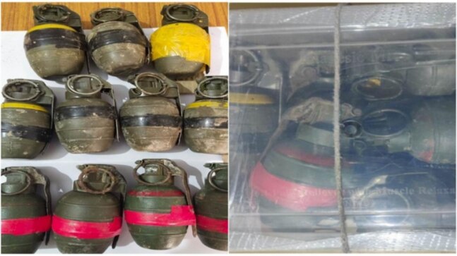 Punjab Police seizes 11 Arges-84 hand grenades dropped by Pak drone - Vimarsana News