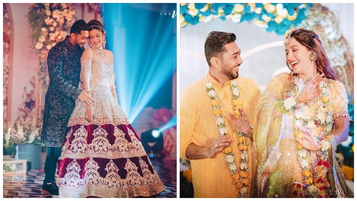 gauahar-khan-shares-unseen-wedding-pics-with-zaid-darbar-on-1-month