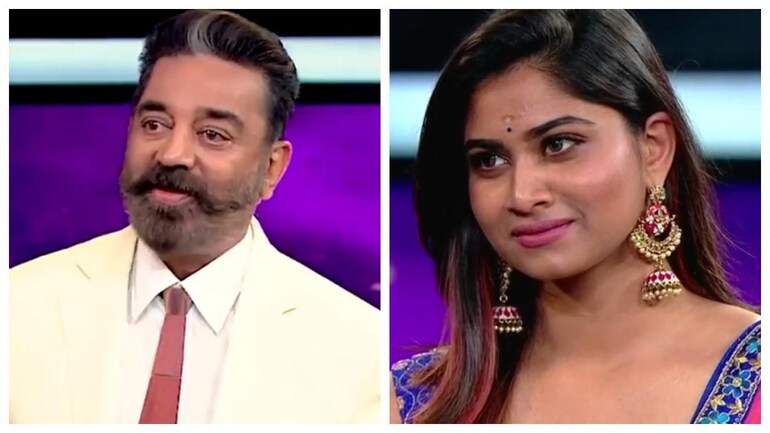 சிங்கப்பெண் ஷிவானி வெளியேறினார் 1 Shivani Narayanan (R) has been evicted from Bigg Boss Tamil Season 4.