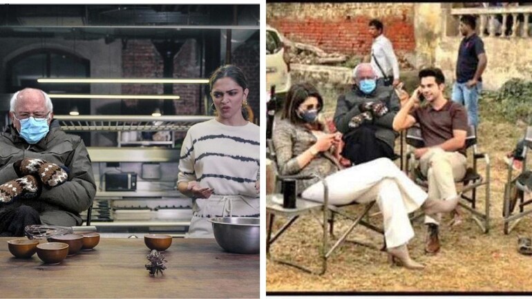 Deepika Padukone To Priyanka Chopra Bollywood Perfects The Bernie Sanders Meme Movies News