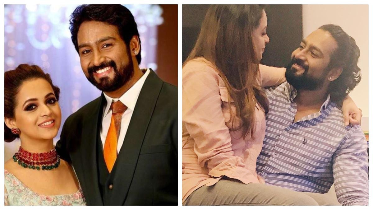 Bhavana Menon celebrates 3rd wedding anniversary with Naveen ...