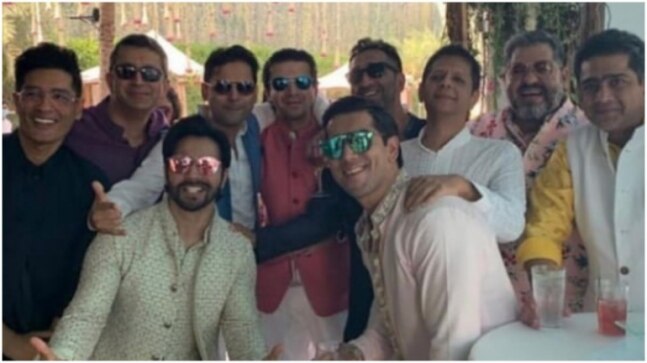 Varun Dhawan enjoys with friends in viral inside pic from pre-wedding festivities - Vimarsana News