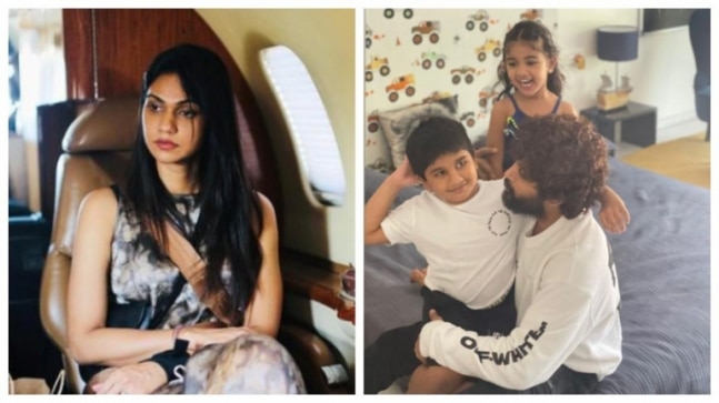 Sneha Reddy shares adorable pic of Allu Arjun with kids. He is back, she says - India Today