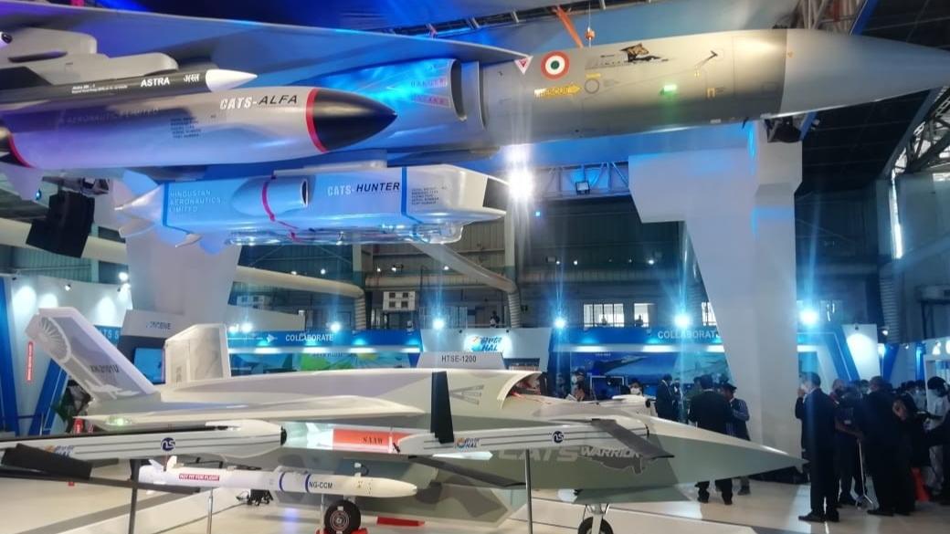 The Dead District: HAL CATS Warrior displayed at Aero India 2021