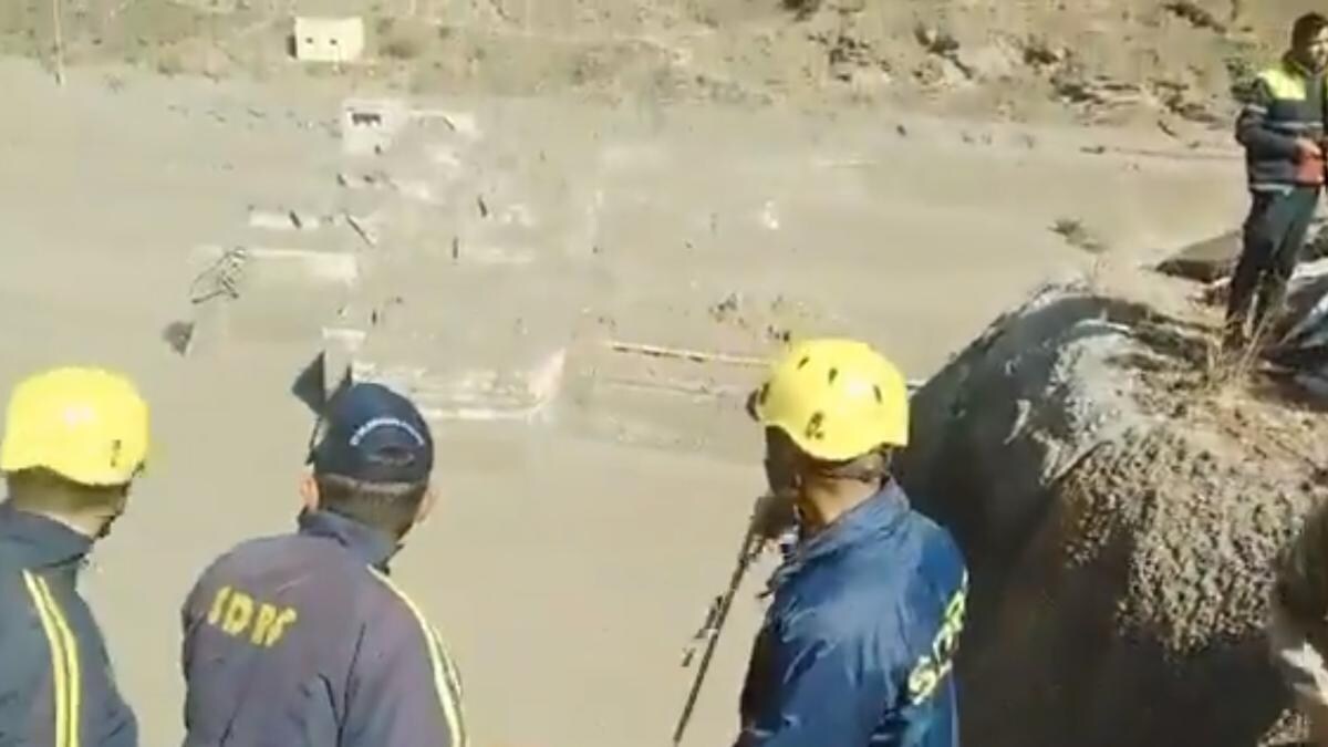 Image result for image of chamoli flood