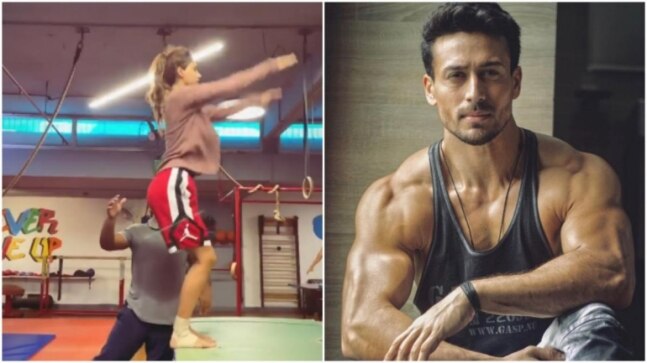 Disha Patani makes backflips look easy. Tiger Shroff is impressed - Vimarsana News
