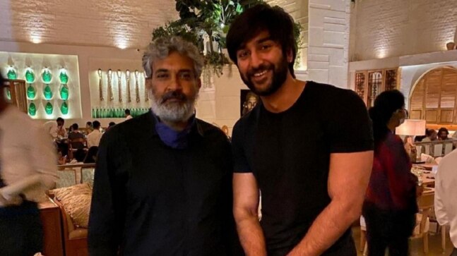 Meezaan Jaaferi's fanboy moment when he met SS Rajamouli. See post