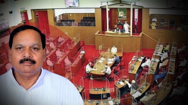 BJP MLA attempts to drink sanitiser in Odisha Assembly over paddy procurement issue
