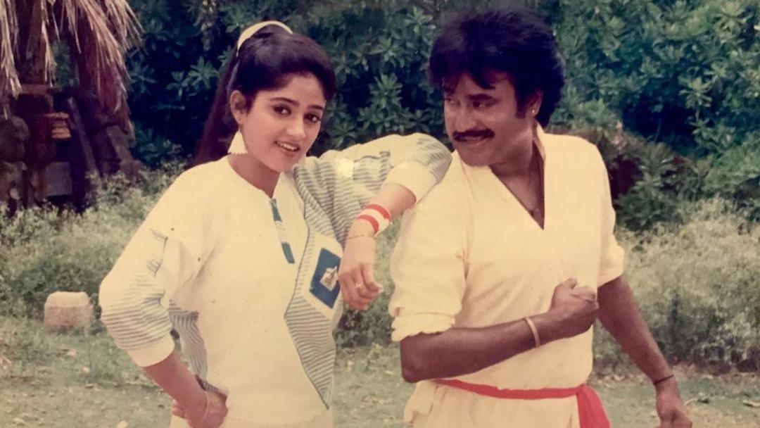 Nadiya remembers Rajinikanth's Rajadhi Raja on 32nd anniversary. Throwback pic