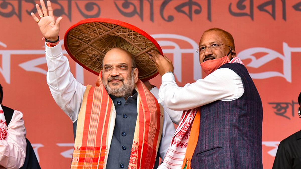 Amit Shah, Nadda and Shivraj Chouhan in Assam for multiple rallies, poll preparation