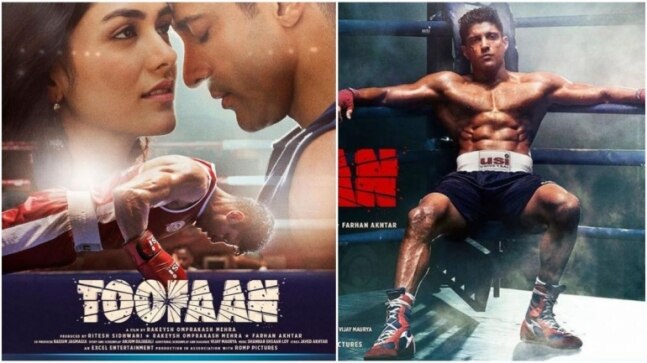 Farhan Akhtar shares new Toofaan poster with Mrunal Thakur ahead of teaser release