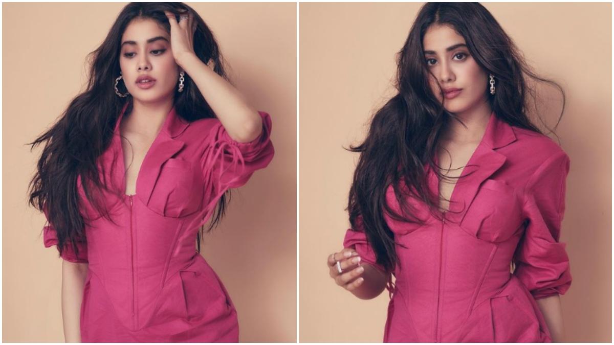 Janhvi Kapoor in Rs 10k hot pink mini dress is chic beyond words. See pics  - Lifestyle News