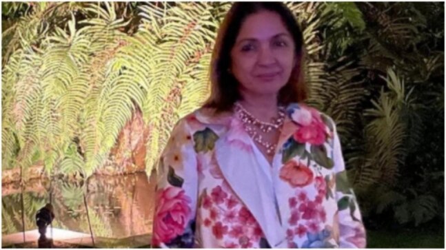 Neena Gupta is all smiles in stunning floral-printed coat in Mussoorie. See new post