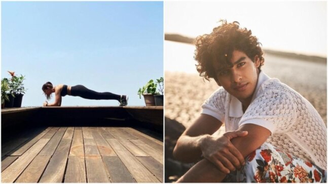 Mira Rajput nails the plank in new workout pic. Ishaan Khatter calls her boss