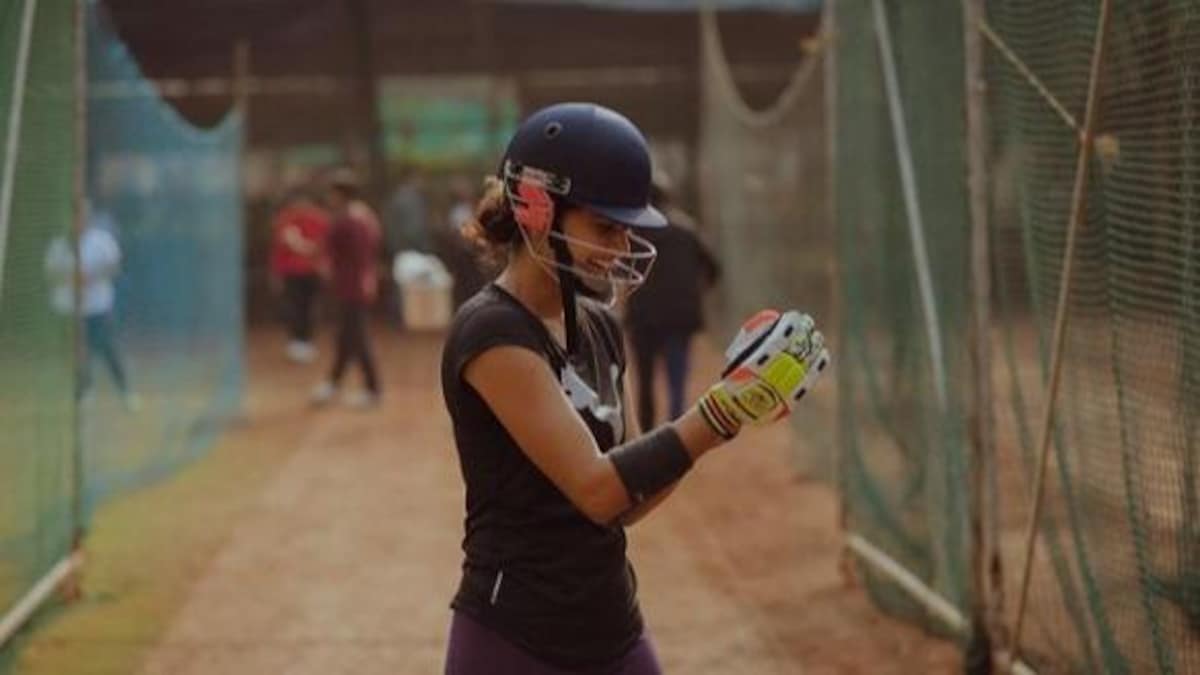 Taapsee Pannu shares new pic from Shabaash Mithu sets, says pitch set - Movies News