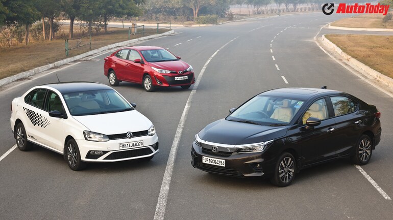 Honda City Vs Volkswagen Vento Vs Toyota Yaris : Road Test - Auto News Honda City Vs Volkswagen Vento Vs Toyota Yaris : Road Test - Auto News