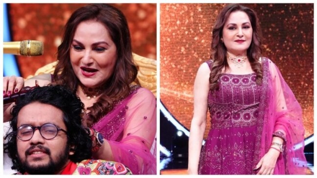 Jaya Prada gives champi to Indian Idol 12 contestant Nihal after his performance