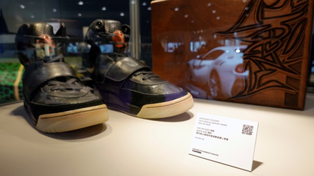 Kanye West's Yeezy sneakers fetch record USD 1.8 million at auction - Vimarsana News