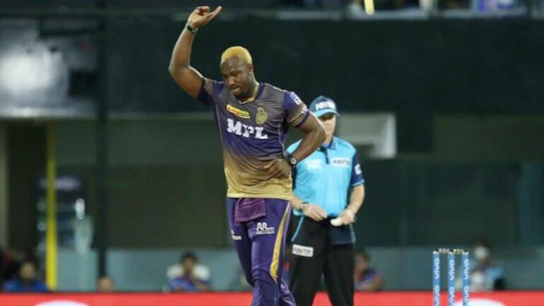 Kolkata Knight Riders all-rounder Andre Russell. (Twitter photo)