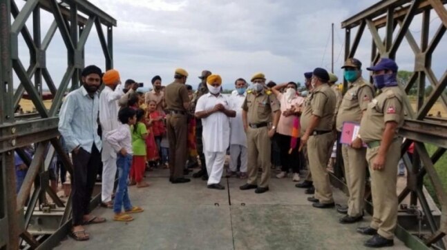 BRO constructs 160-ft-long bailey bridge to connect Punjab village with Jammu