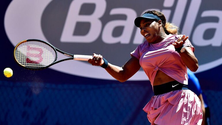 Serena Williams' French Open preparations were struck by defeat in Parma. (AP photo)