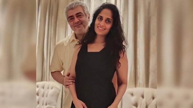 Thala Ajith's unseen picture with wife Shalini is all things cute. Trending now