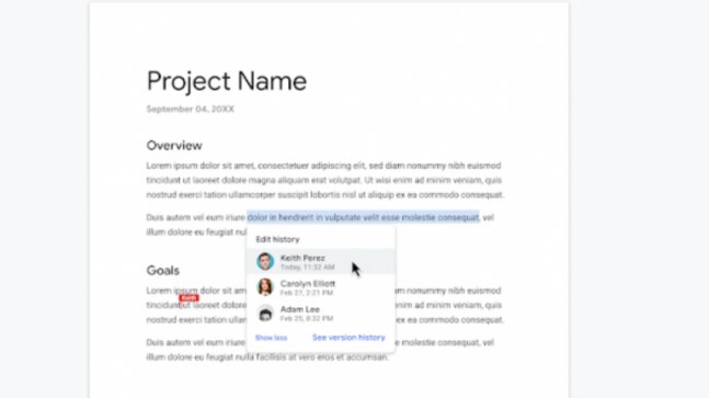 Google Docs rolls out Show Editors option that will tell users who made changes in a shared document