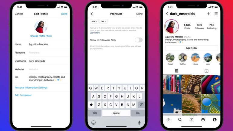Instagram will now let users add pronouns on their profiles - Technology News