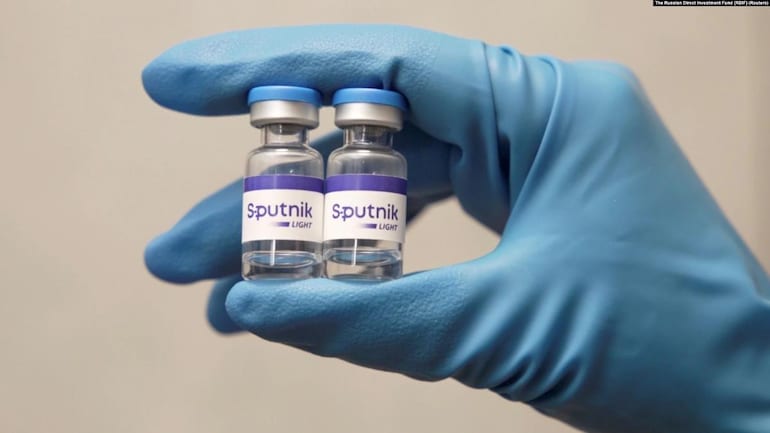 File photo of the Russian single-dose Sputnik-Light coronavirus vaccine