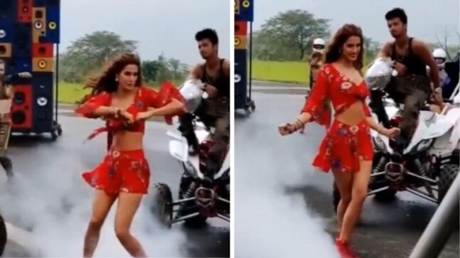 Disha Patani shares BTS video from Radhe song Zoom Zoom. Watch