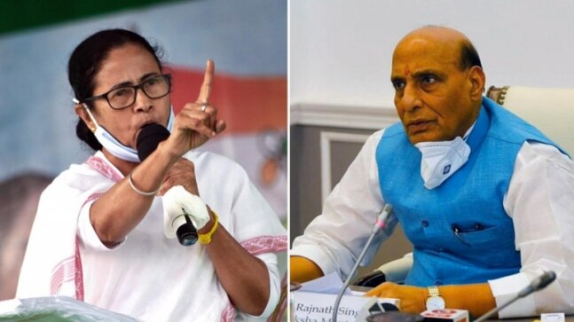 Rajnath Singh congratulates Mamata Banerjee on TMC's win in Bengal polls - Vimarsana News