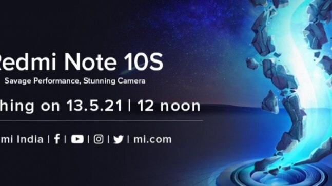 Redmi Note 10S India launch date confirmed for May 13