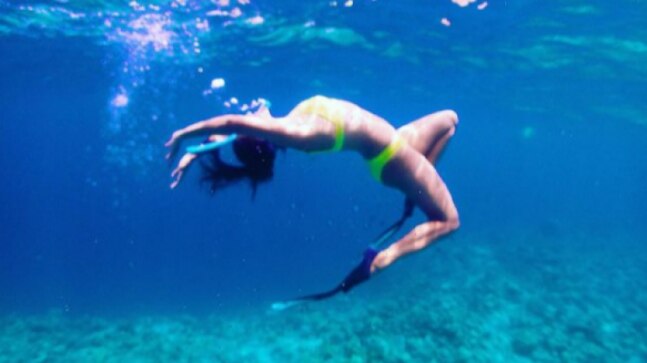 Kiara Advani shares old bikini pic from her underwater adventure