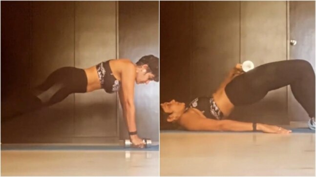 Mandira Bedi works out in new Instagram video, says it is okay not to be okay