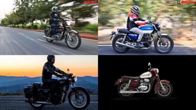 Honda H'ness CB350 vs Royal Enfield Classic 350 vs Benelli Imperiale 400 vs Jawa: New prices compared