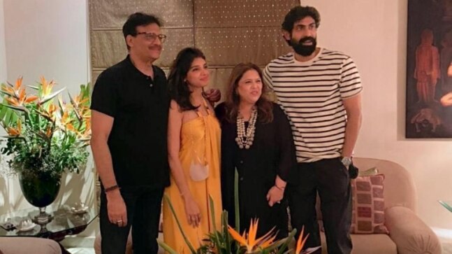 Rana Daggubati and wife Miheeka Bajaj are spending time together with family. See pic