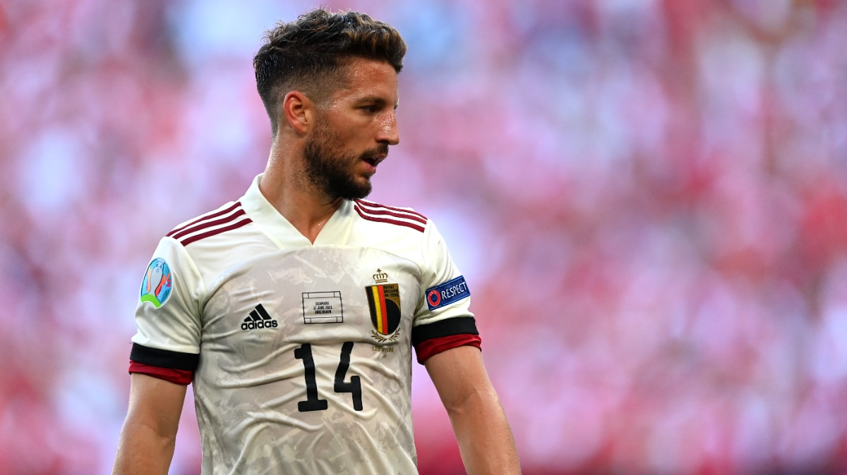     Belgian forward Dries Mertens.  (Reuters Photo)