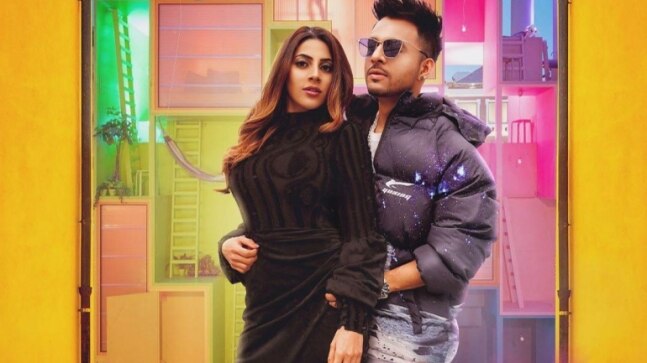 Nikki Tamboli shares new poster of Number Likh with Tony Kakkar. Song out tomorrow