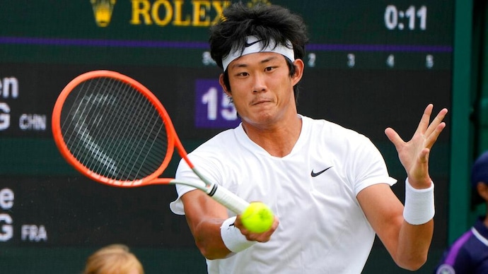 Wimbledon 2021 China s history maker Zhang Zhizhen bows out in