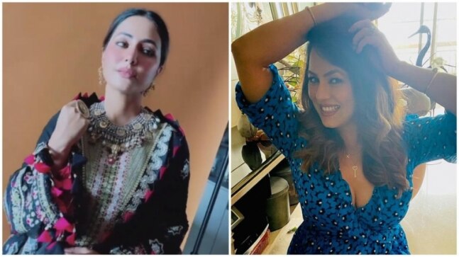 Hina Khan stuns in ethnic wear in BTS video, Mahima Chaudhry says pretty